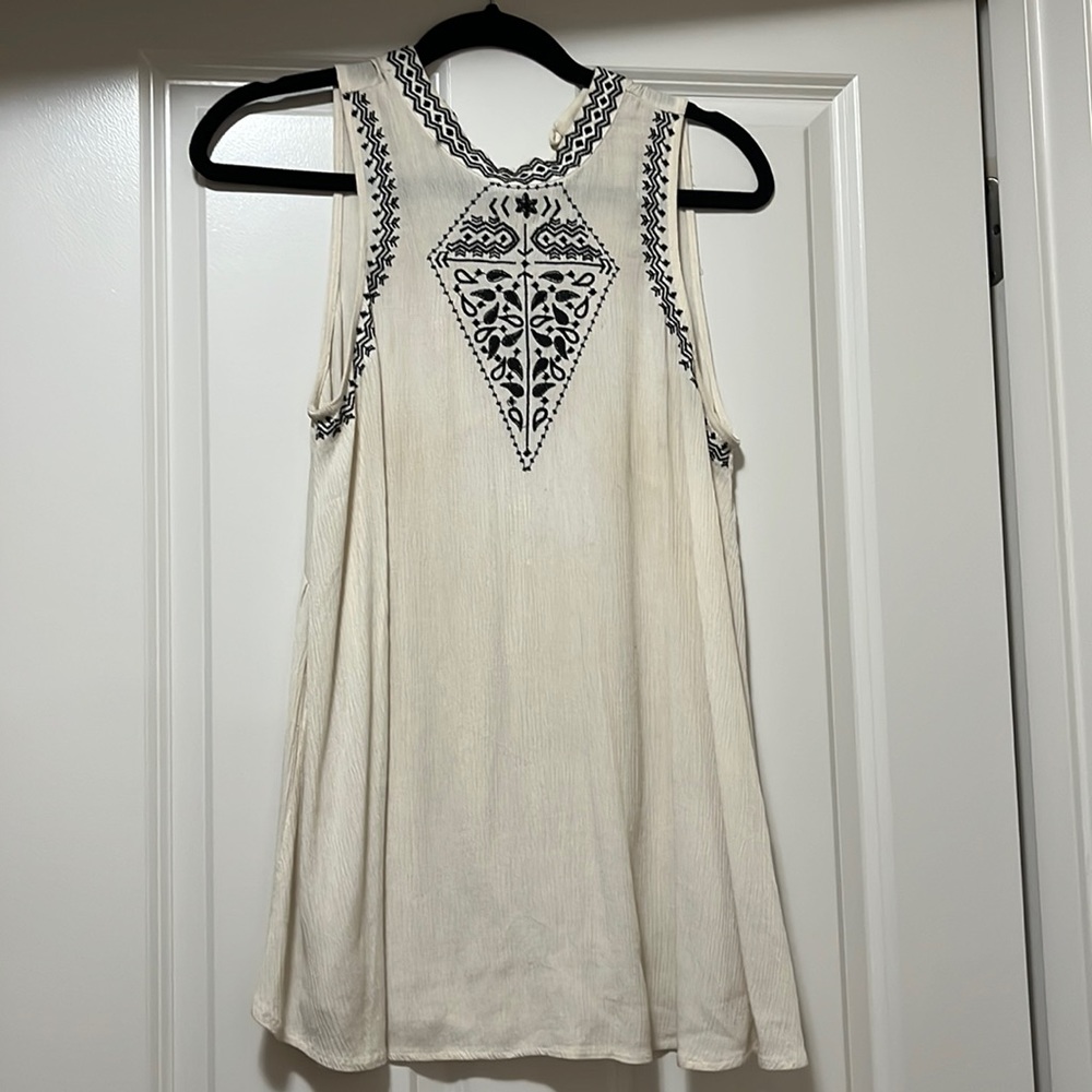 High neck tank top